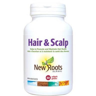 New Roots Hair & Scalp Supplement - 60 Softgels for Hair Growth & Scalp Health - Supports Thicker, Stronger Hair - Perfect for Men & Women with Thinning Hair or Dry Scalp
