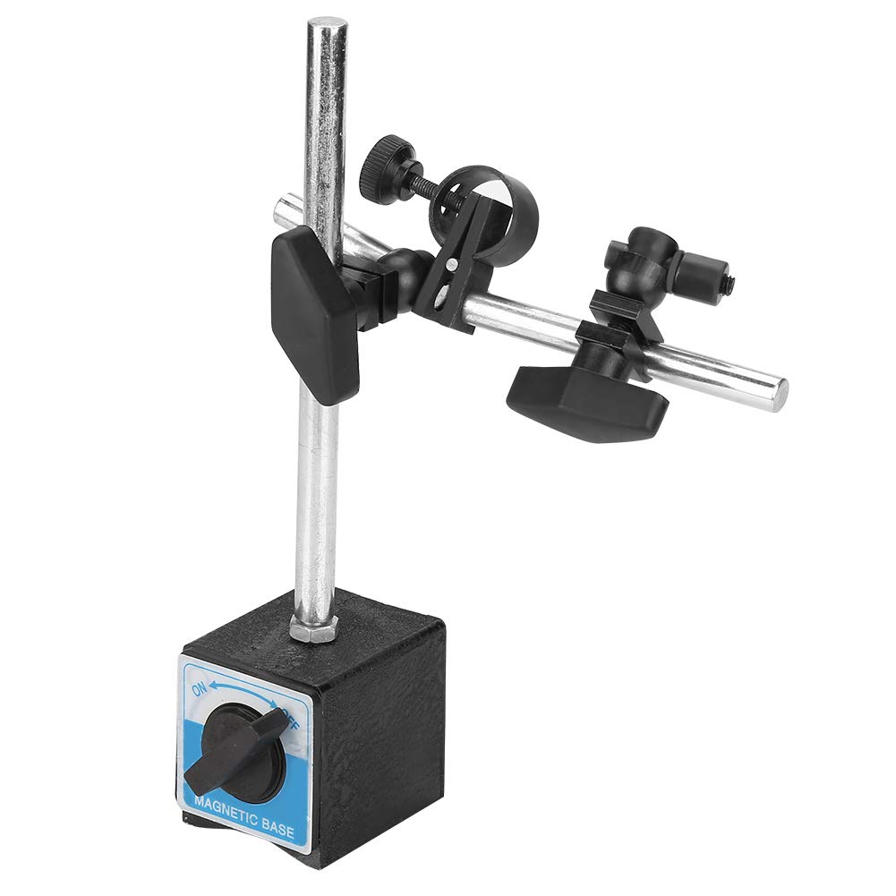 Flexible Strong Magnetic Gauge Stand Base Holder for Dial Test Indicator - Heavy Duty Magnetic Base for Precision Measuring Tools | Workshop, Machining & Metalworking Use