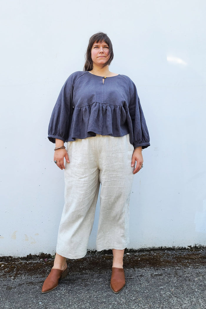 Sew House Seven Romey Gathered Dress & Top - Size 16 (34) - Elegant Flowy Dress for Women, Perfect for Casual Outings, Office Wear & Special Occasions