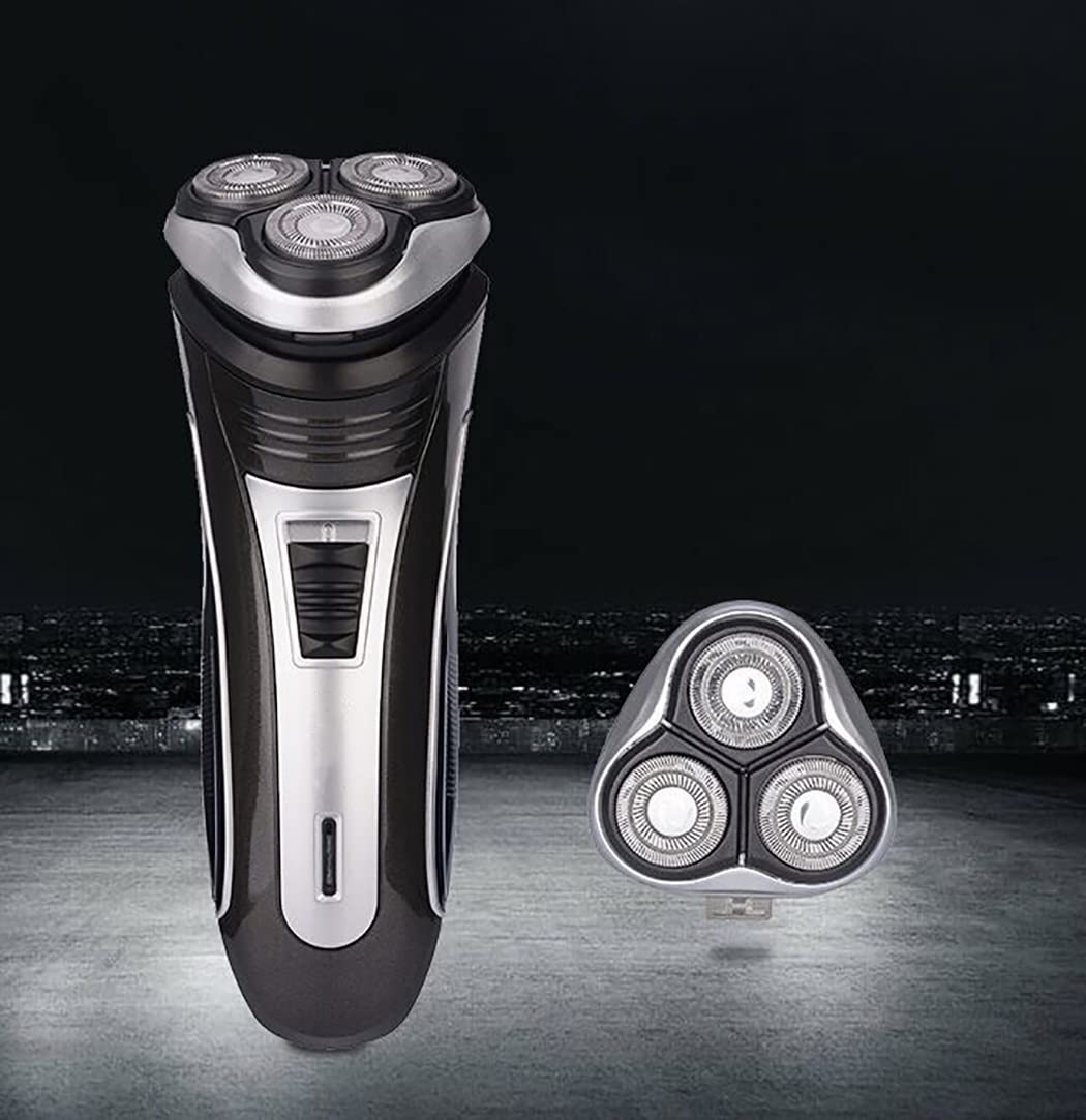 Professional Rechargeable Hair Clippers for Men - 3D Floating Head Electric Beard Trimmer & Shaver with Extra Blades (Gray) - Perfect for Home Grooming, Travel & Salon Use