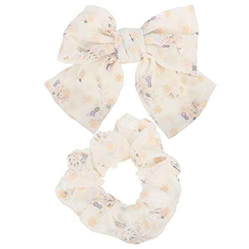 VALICLUD Bowknot Hair Scrunchies Set - Soft Elastic Hair Ties for Women & Girls - Perfect for Parties & Daily Use