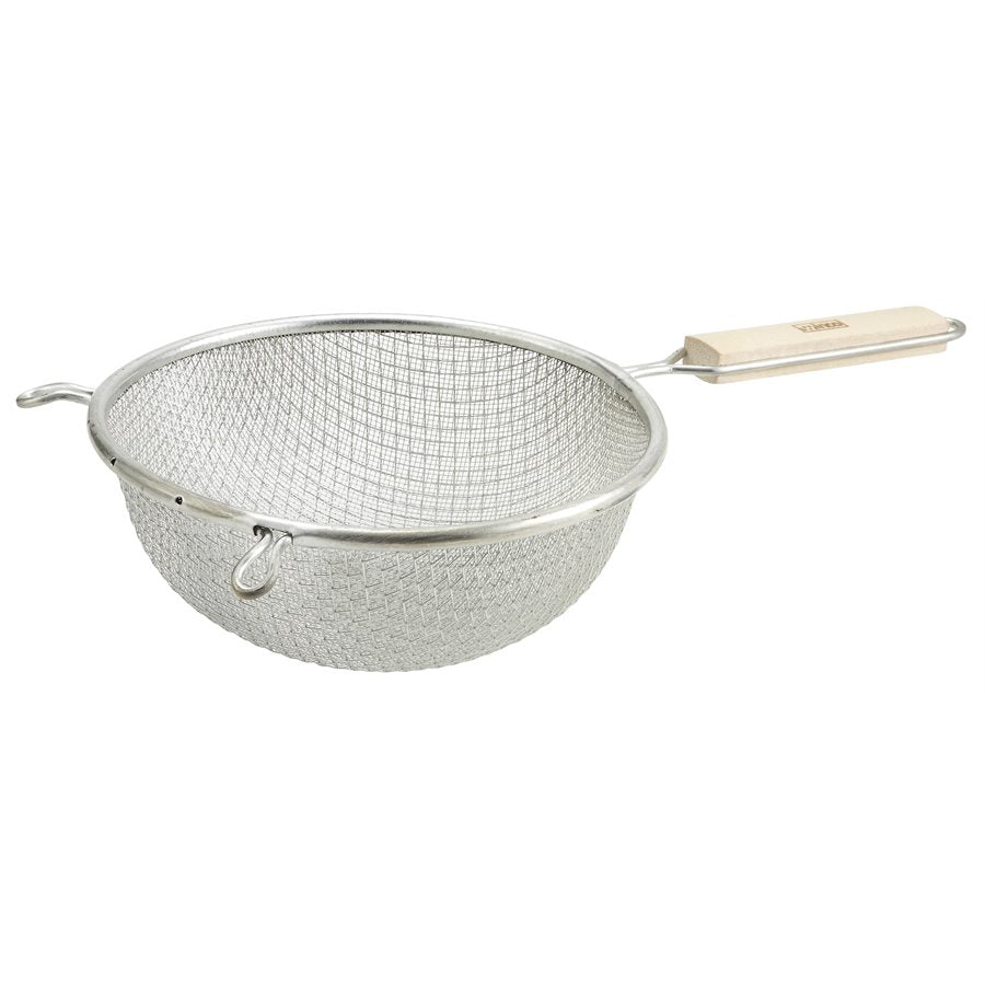 6.25 Inch Single Medium Mesh Strainer - Fine Kitchen Sieve for Cooking, Baking, and Straining Liquids - Perfect for Tea, Coffee, Pasta, and Vegetables
