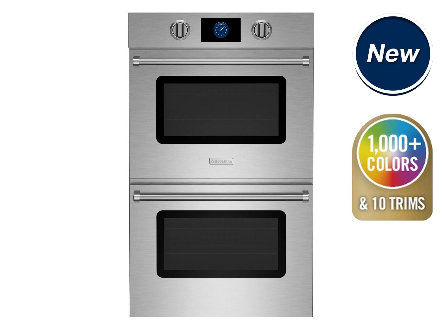 Bluestar BSDEWO30DDV3 30-Inch Double Electric Wall Oven with Drop-Down Doors - Perfect for Modern Kitchens, Baking & Entertaining