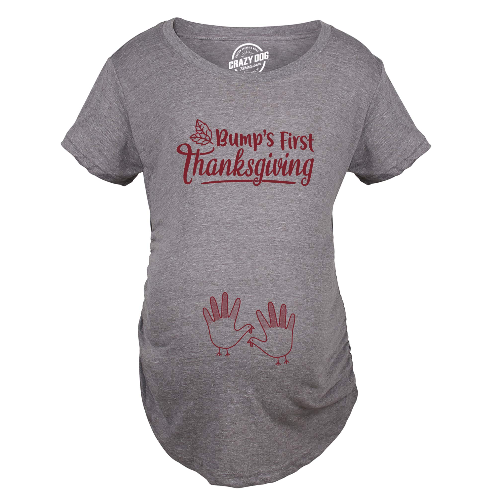 Funny Thanksgiving Pregnancy T-Shirt for Maternity Bump - Cute Turkey Day Tee for Expecting Moms - Perfect for Family Gatherings & Holiday Photos
