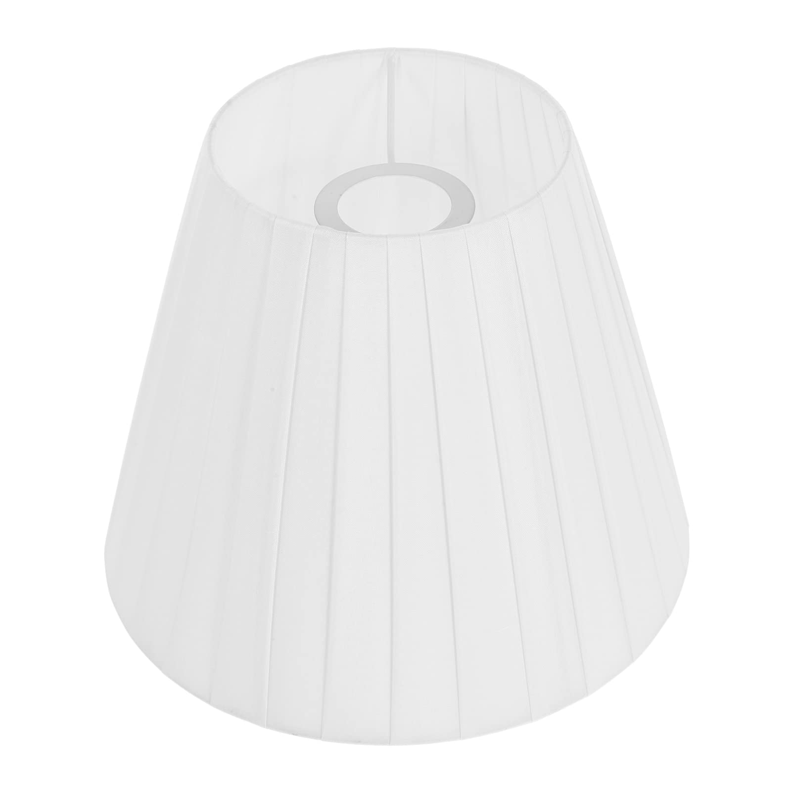 VOSAREA 1pc Vintage Rustic White Printed Cloth Pendant Lamp Shade for Ceiling Lights, Chandelier & Classroom Lighting Fixtures - Perfect for Farmhouse, Cafe and Home Decor
