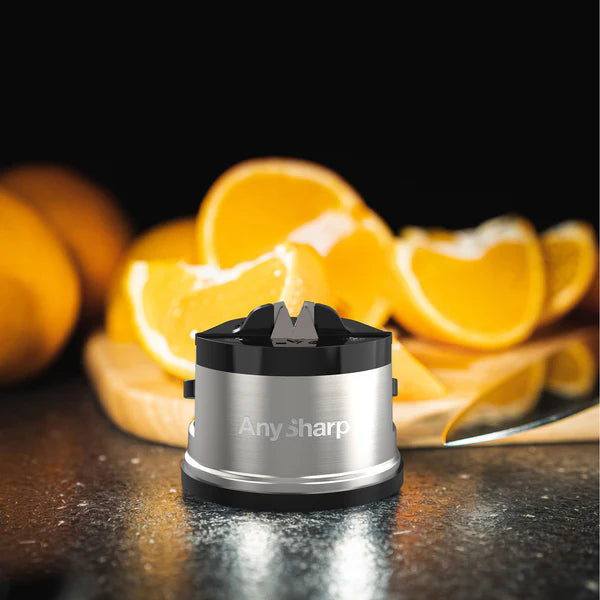Anysharp Professional Knife Sharpener - Diamond Coated Blade Sharpener for Kitchen, Hunting & Pocket Knives - Perfect for Home, Camping & Outdoor Use