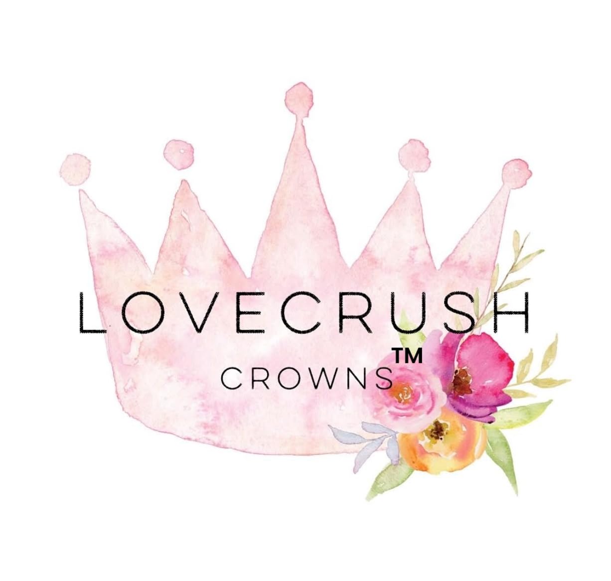 LOVECRUSH 1st Birthday Gold Lace Crown with White Roses - Number One Birthday Tiara for Baby Girls & Toddlers | Perfect for 1st Birthday Parties, Photo Shoots & Special Occasions