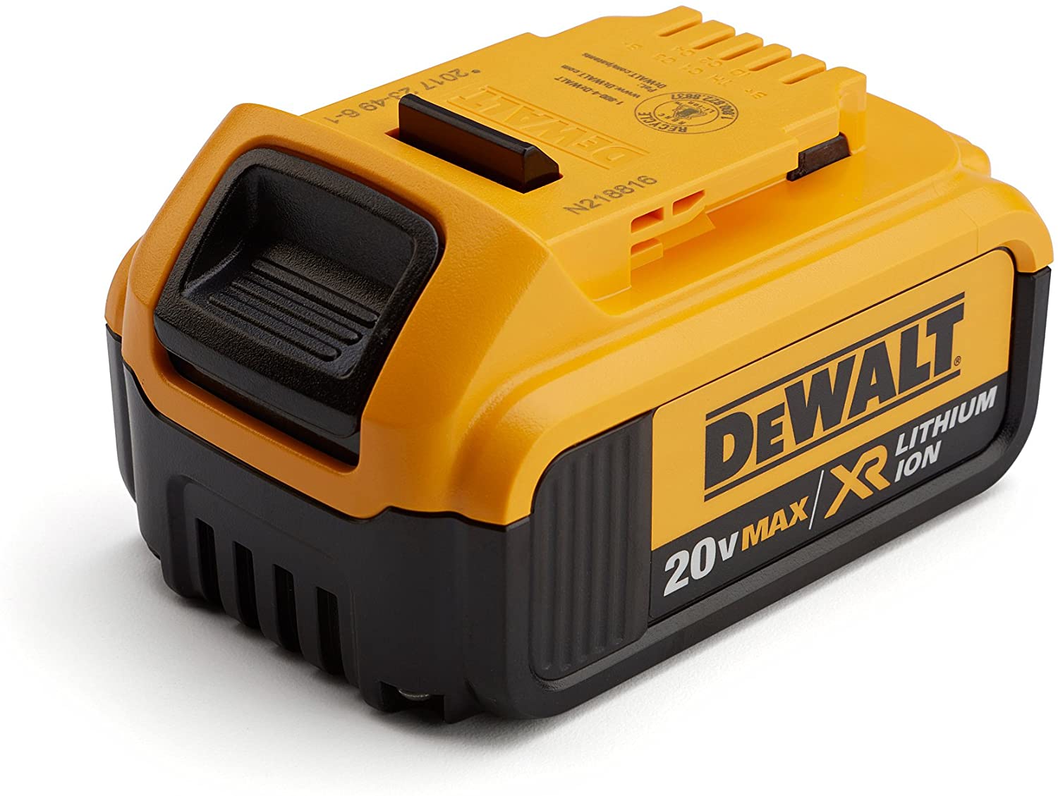 DEWALT 20V MAX 4Ah Lithium-Ion Battery (DCB204) - Compatible with DEWALT 20V Power Tools for Drilling, Sawing & Construction Projects