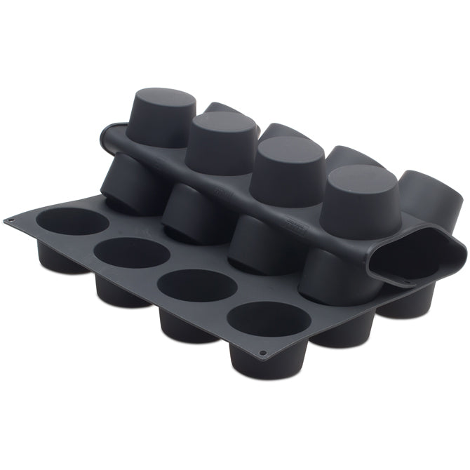 Pavoflex Silicone Big Muffin Mold - 24 Cavity Non-Stick Baking Pan for Cupcakes, Muffins & Desserts | Perfect for Home Baking, Parties & Holiday Treats