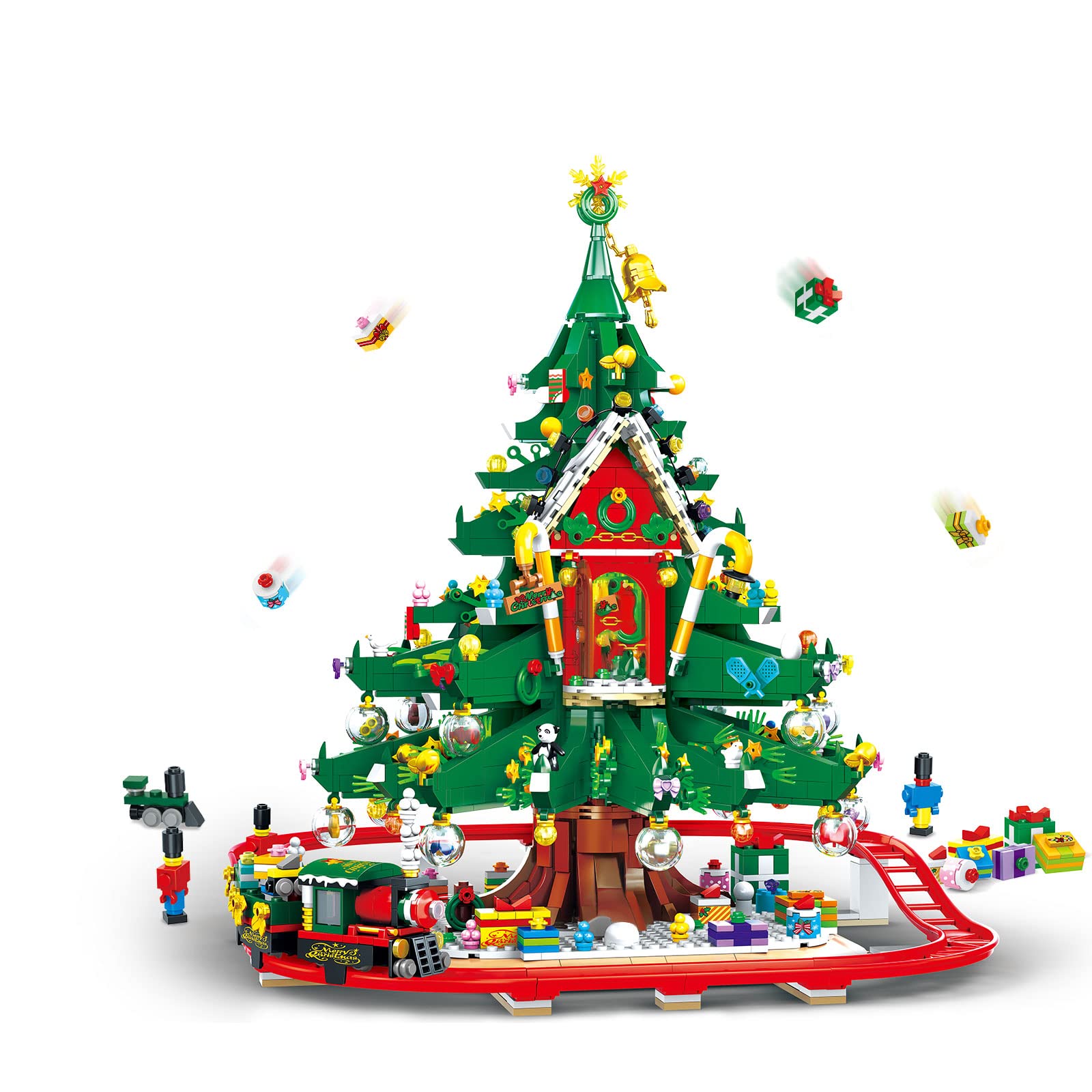 2126 PCS Christmas Tree Building Blocks Set - STEM Educational Toys for Kids, Boys & Girls Ages 6-12, Creative Holiday Gift for Adults - Perfect for Christmas Decorations, Family Bonding & Winter Holiday Activities