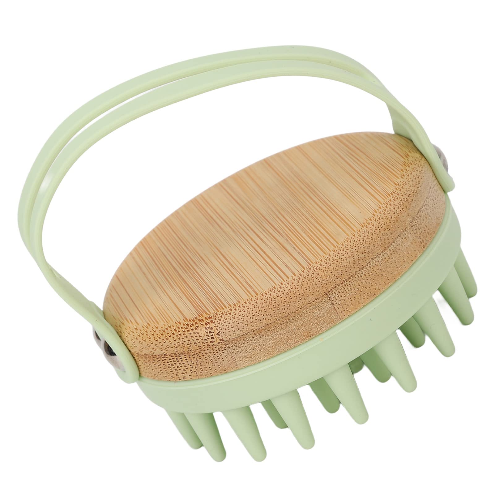 EXCLUZO Silicone Body Brush - Ergonomic Scalp Massager & Exfoliator for Sensitive Skin - Soft Green Shower Scrubber for Adults - Perfect for Relaxing Spa Days & Gentle Skin Care Routines