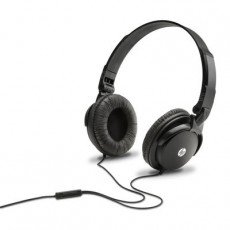 HP H2500 Wired Headset with Microphone - Noise Cancelling Over-Ear Headphones for PC, Laptop, Gaming & Office Use (Amber)