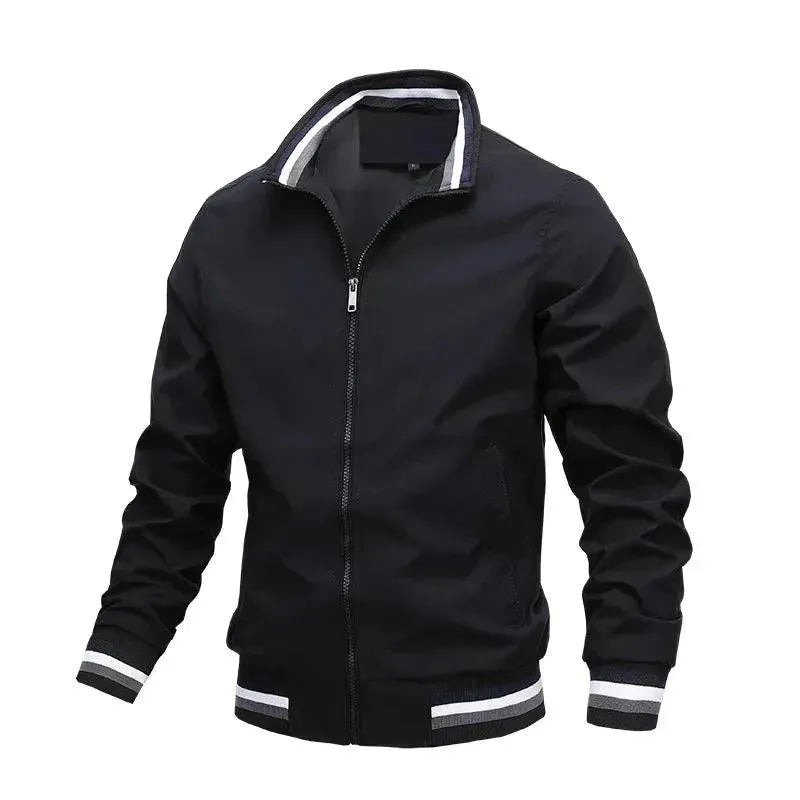Slim Fit Men's Casual Jacket - Lightweight Stylish Outdoor Jacket for Everyday Wear, Travel & Work