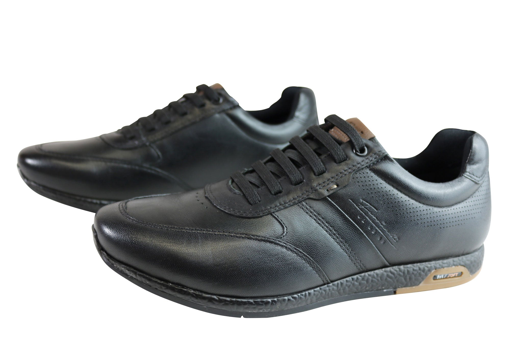 Ferricelli Neals Men's Comfort Leather Slip-On Casual Shoes - Handmade in Brazil - Perfect for Work, Travel & Everyday Wear