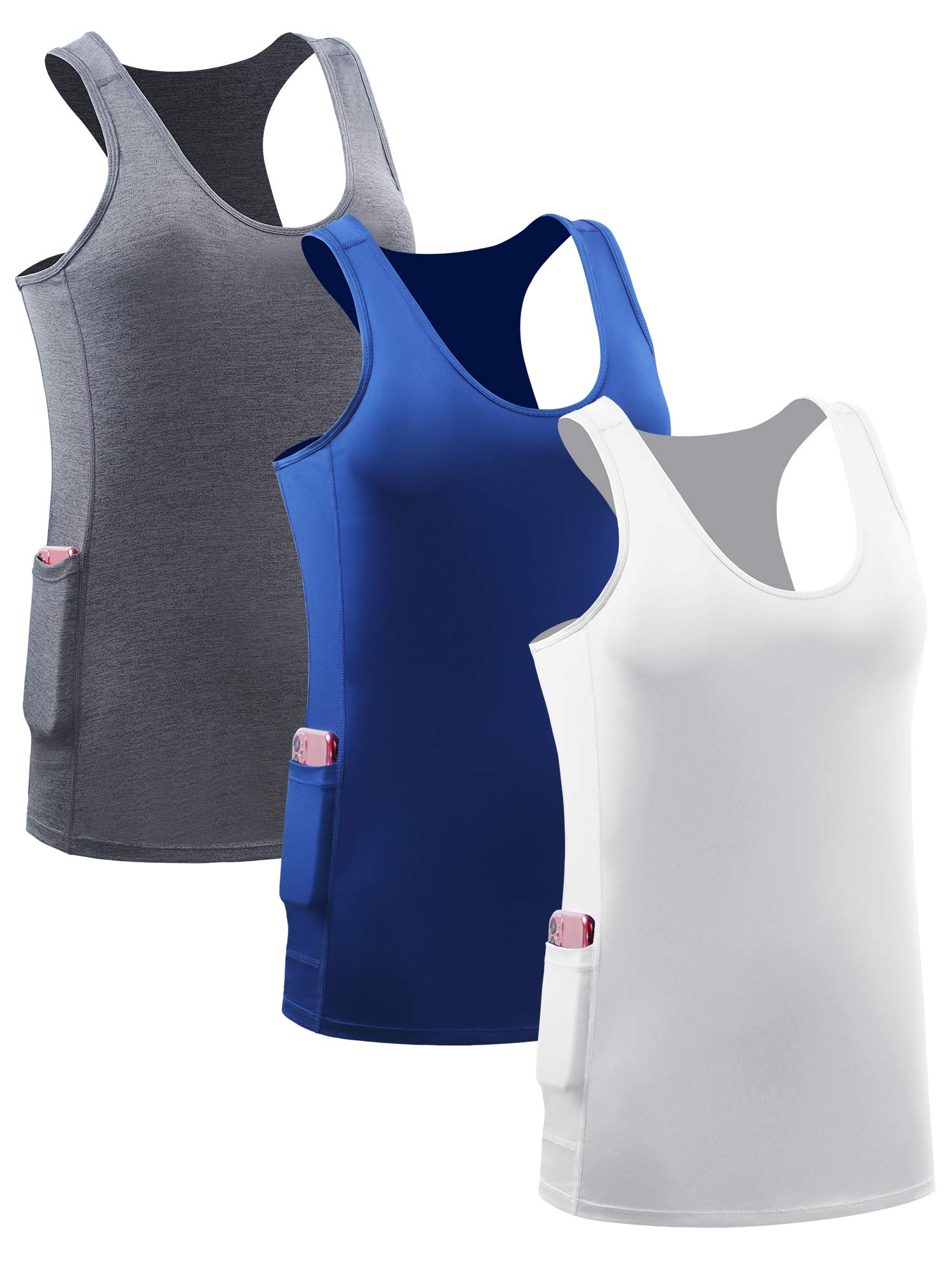 NELEUS Women's Racerback Yoga Tank Top - Breathable Workout Shirt for Yoga, Gym & Running | Comfortable Athletic Wear for Women