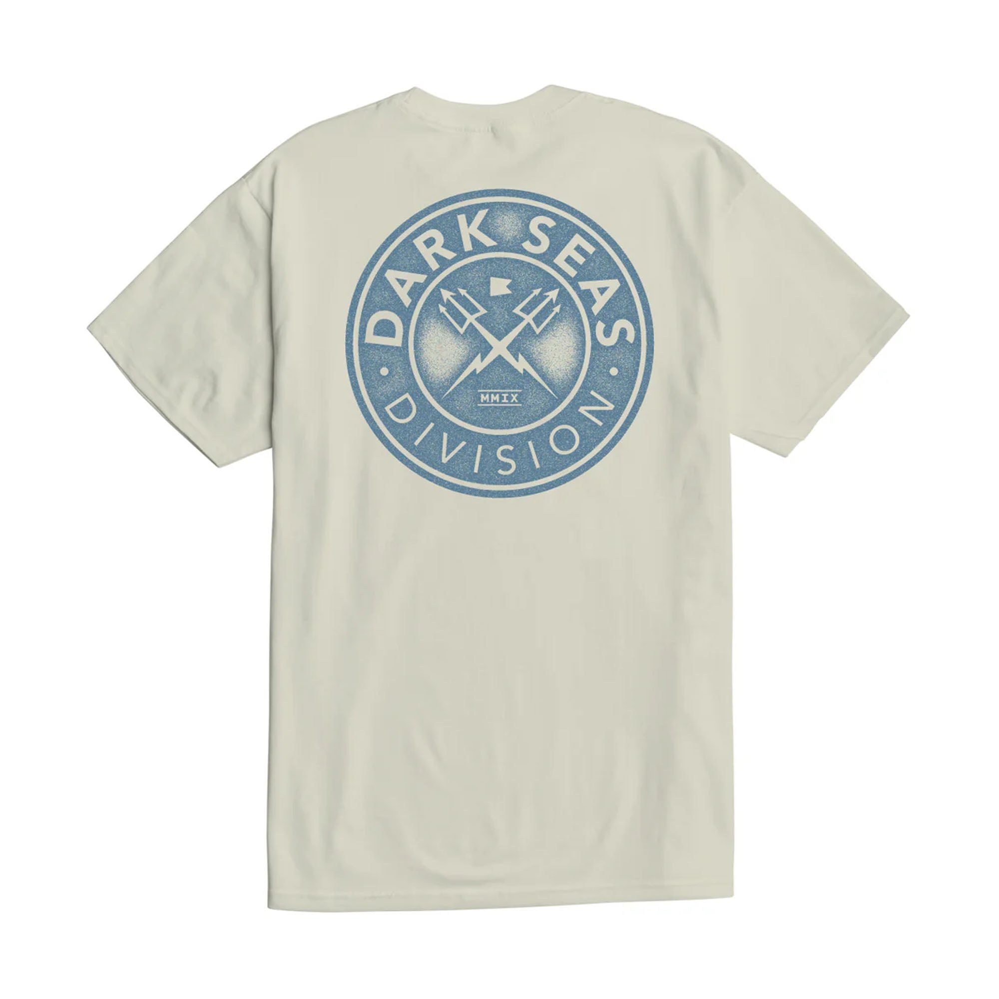 Dark Seas Navigator Gravel Men's Short Sleeve T-Shirt - Cream | Casual Summer Wear, Outdoor Adventures & Street Style