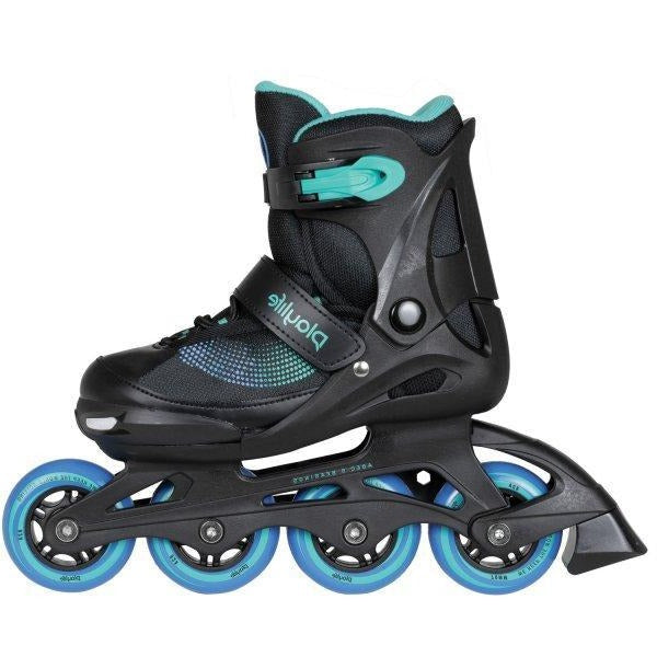 Playlife Joker Blue Sky Adjustable Inline Skates for Adults & Kids - Comfortable & Lightweight Rollerblades for Outdoor Fitness, Street Skating & Recreation