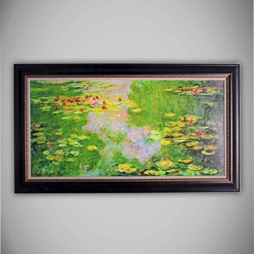 Wexford Home Gallery Wrapped Canvas Wall Art - 32x32 Inch Modern Floral Painting 'Garden Party II' by Weston Home - Perfect for Living Room, Bedroom & Office Decor