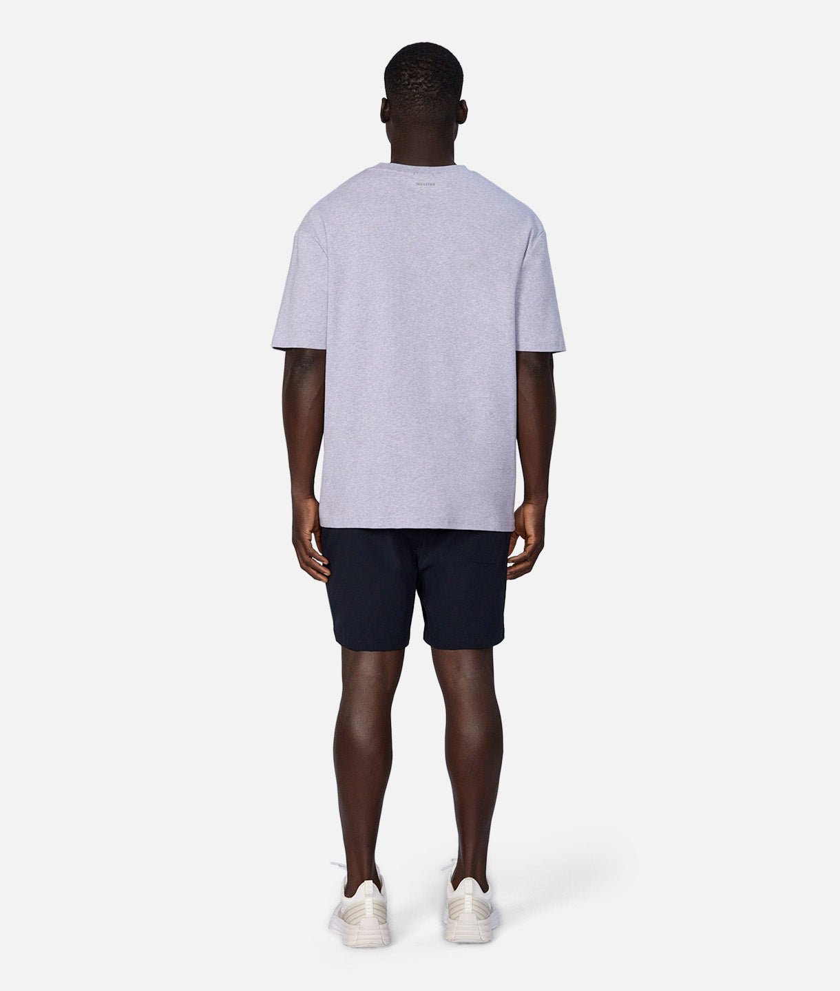 The Newport Tee - Soft Grey Heather Cotton T-Shirt for Men | Casual Wear, Lounge & Everyday Comfort