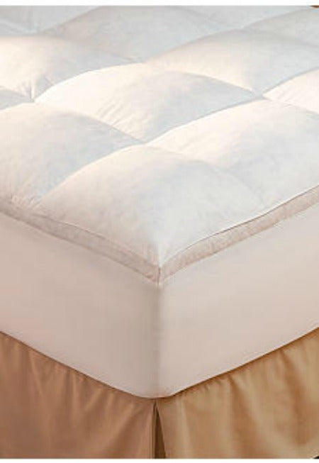 Restful Nights Innova Fiber Bed - Ultra Plush Mattress Topper for Side Sleepers & Back Pain Relief | Cooling Comfort for Hot Sleepers | Queen Size Bed Topper