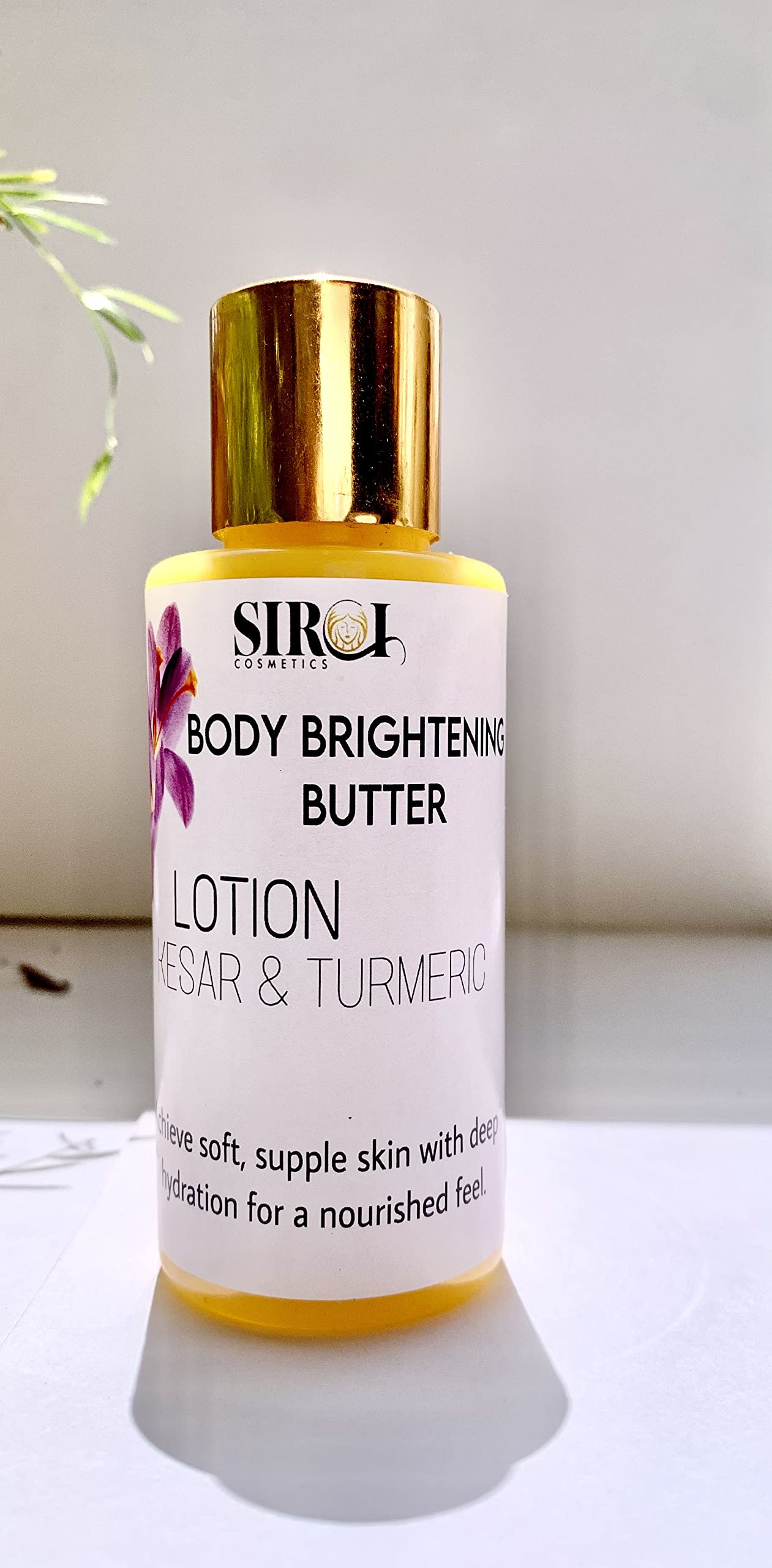 Kesar Body Brightening Butter - 100% Natural Skin Lightening Cream for Glowing & Even Tone | Perfect for Daily Moisturizing & Night Care Routine