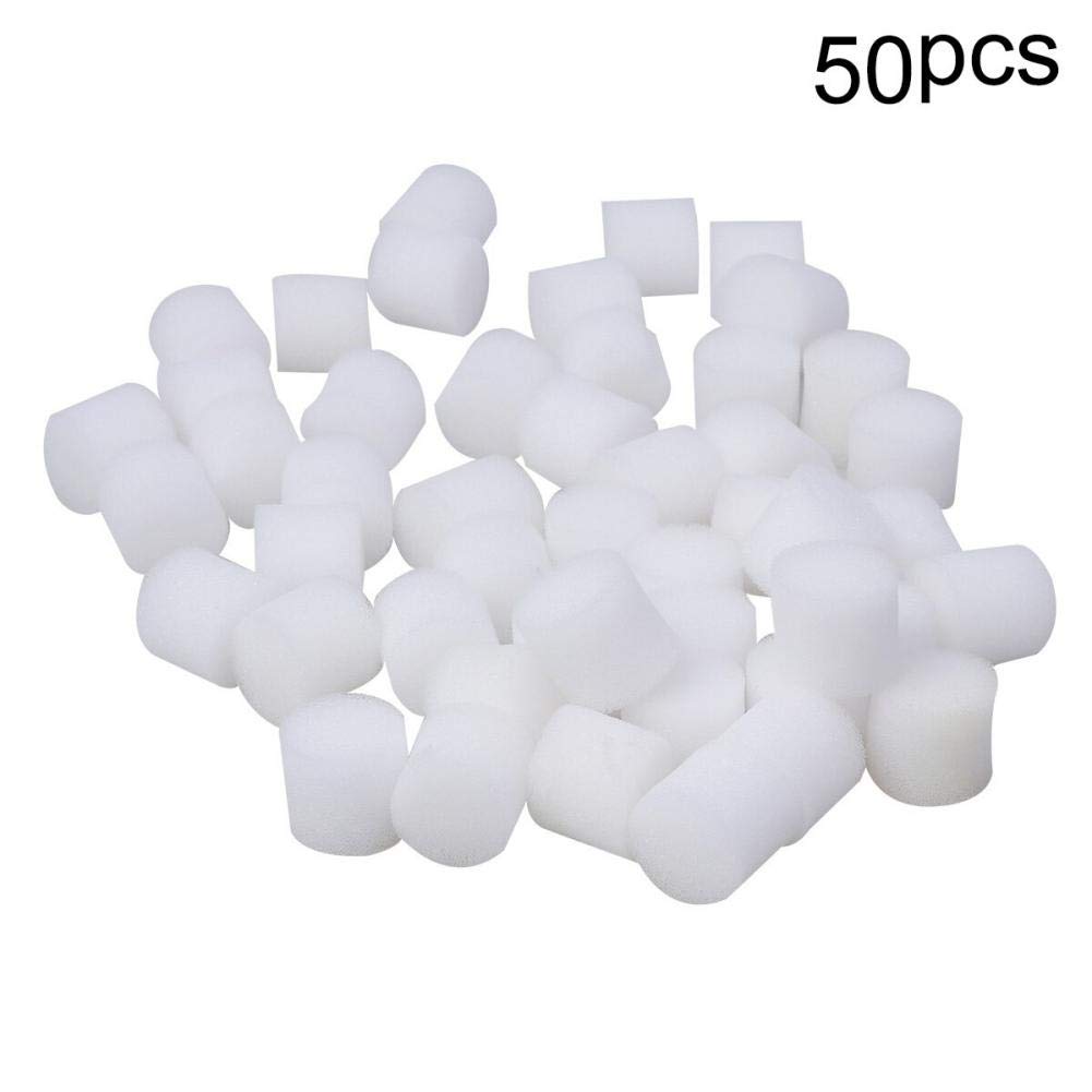 **50 Pcs Hydroponic Sponge Cubes - Soilless Seedling Starter, Dust-Free & Non-Toxic for Indoor Gardening, Hydroponics, and Home Planting**