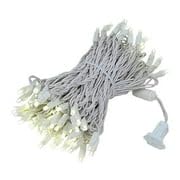 50 LED Twinkle Christmas Mini Lights - 25ft Outdoor Fairy String Lights for Wedding, Party & Home Decor - Warm White & White - Non-Connectable - Weatherproof for Patio, Garden & Indoor Use