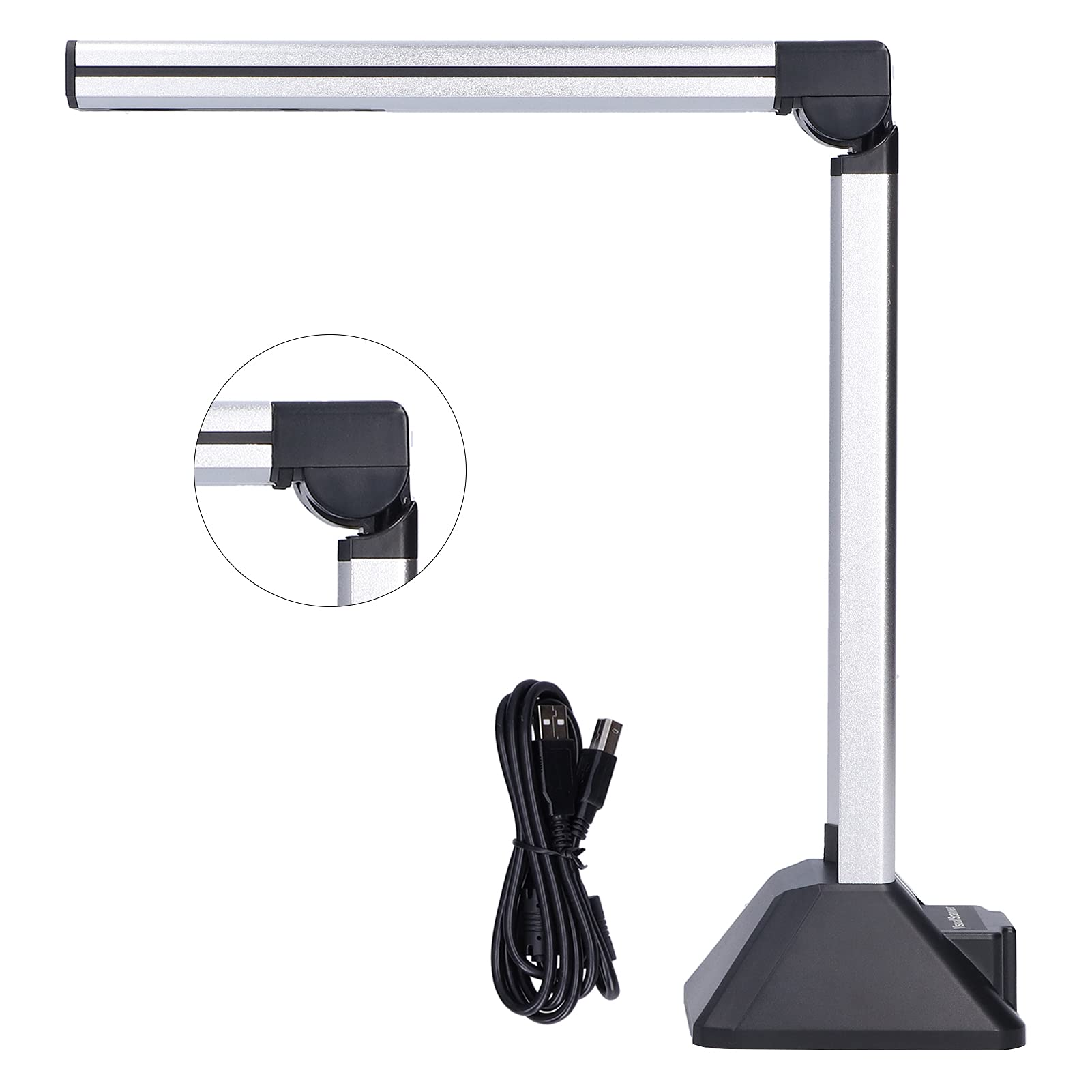 High-Speed Portable A4 Document Scanner Camera for Office, Presentations & Remote Work - Perfect for Digitizing Documents, Online Teaching & Video Conferencing