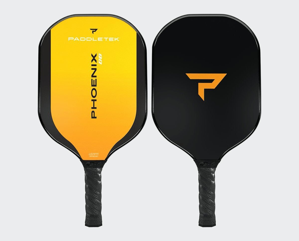Paddletek Phoenix G6 Pickleball Paddle - Premium Carbon Fiber Paddle for Competitive Play & Tournament Use | Lightweight & Durable for Indoor/Outdoor Games