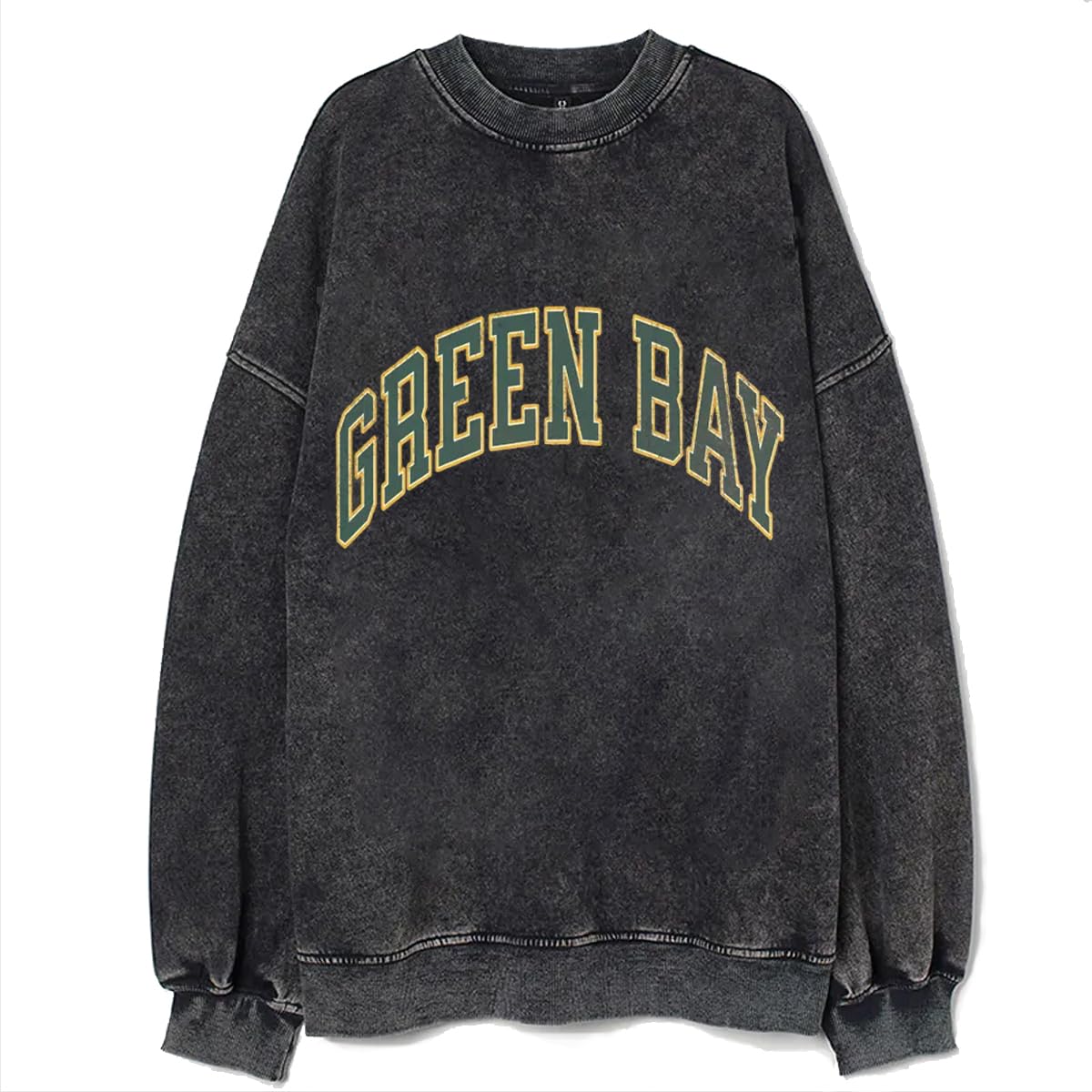 Bellelement Vintage Green Bay Packers Football Sweatshirt - NFL Fan Apparel for Men & Women - Perfect for Game Day, Tailgating & Casual Wear