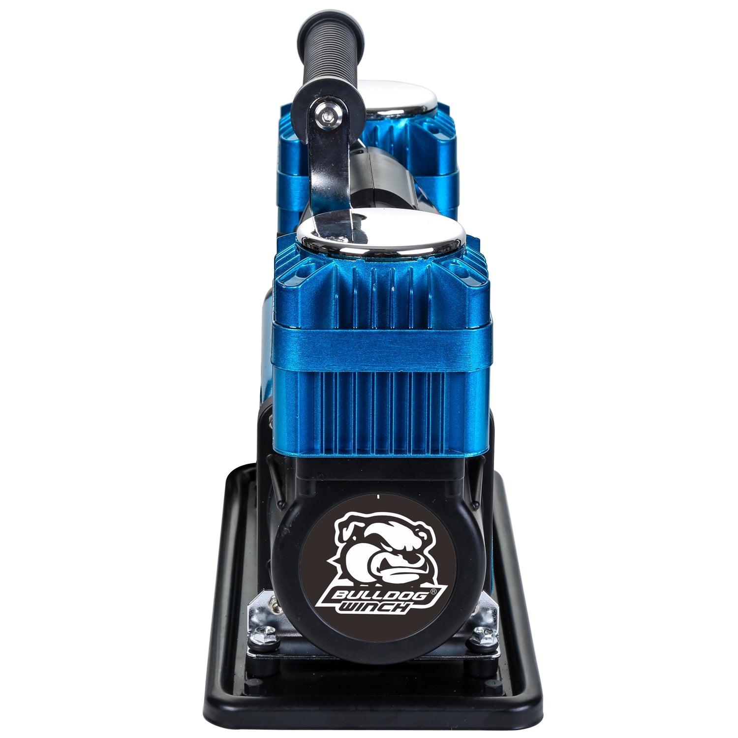 Bulldog Winch Twin Head Portable Air Compressor 150PSI - Heavy Duty Tire Inflator for Cars, Trucks & ATVs - Perfect for Off-Roading, Camping & Emergency Roadside Use
