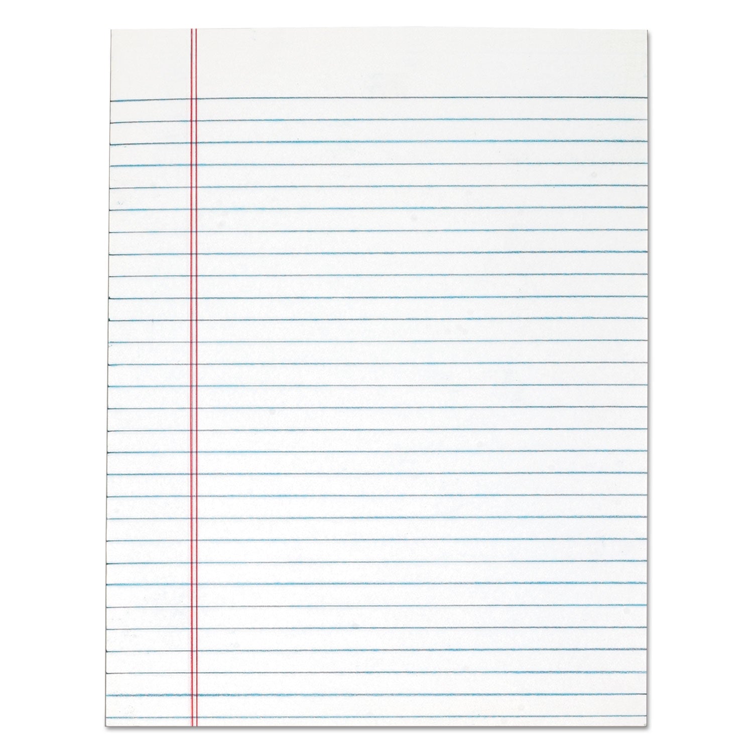 Legal Pad Glue Top Pads - Wide/Legal Rule, 8.5 x 11 Inches, White Paper, 50 Sheets per Pad, 12 Pads per Pack - Perfect for Office, School, and Note-Taking