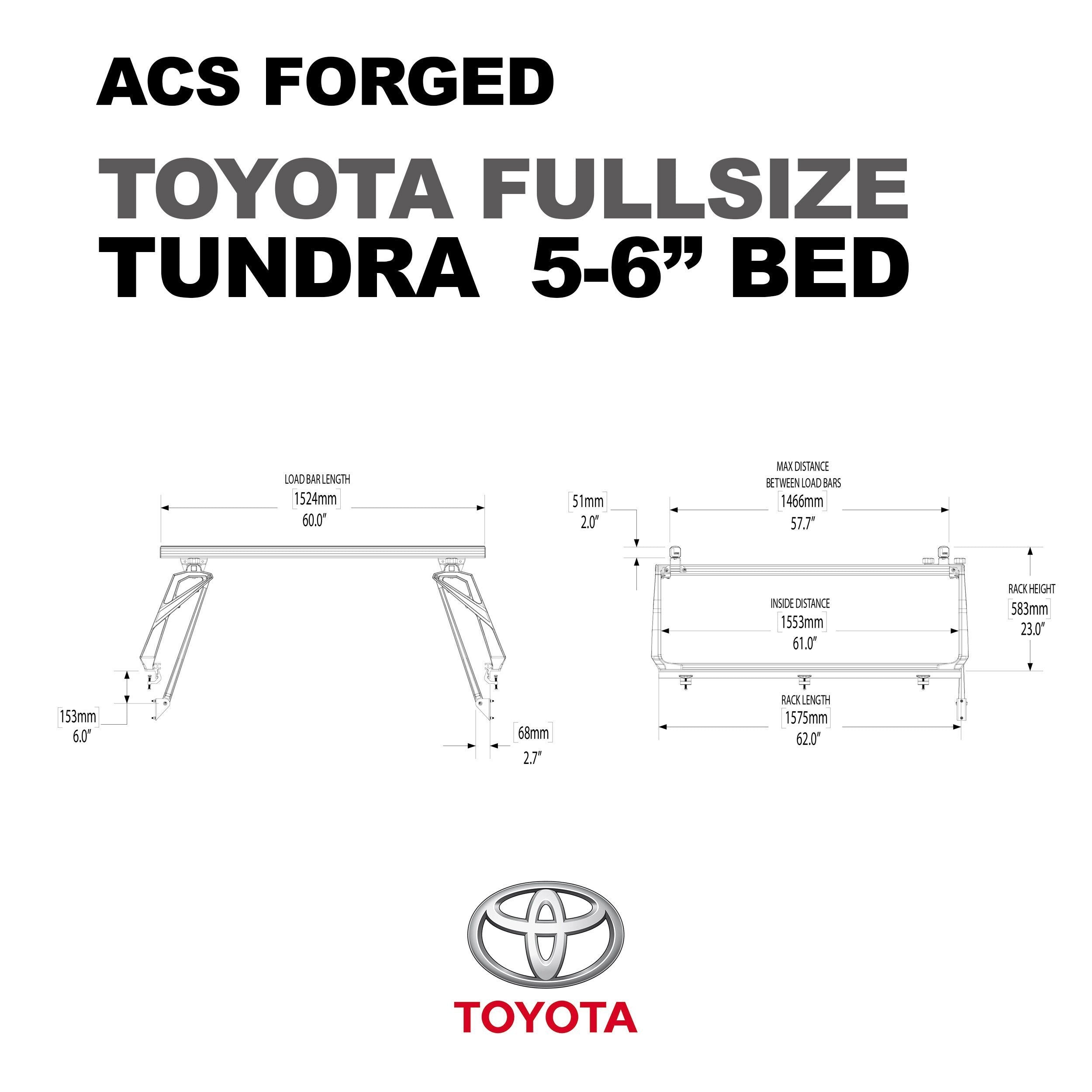 2007-2021 Toyota Tundra ACS Forged Wheels - Premium Alloy Rims for Off-Road & Street Performance | Perfect for Truck Upgrades, Custom Builds & Adventure Vehicles