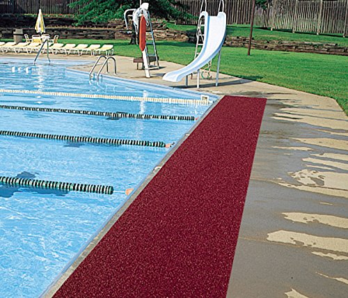 Heavy-Duty Vinyl Mesh Floor Mat 4' x 8' - American Made Non-Slip Entrance Scraper Mat, Drainable Design for Mud & Water - Perfect for Commercial Entrances, Garages & High-Traffic Areas