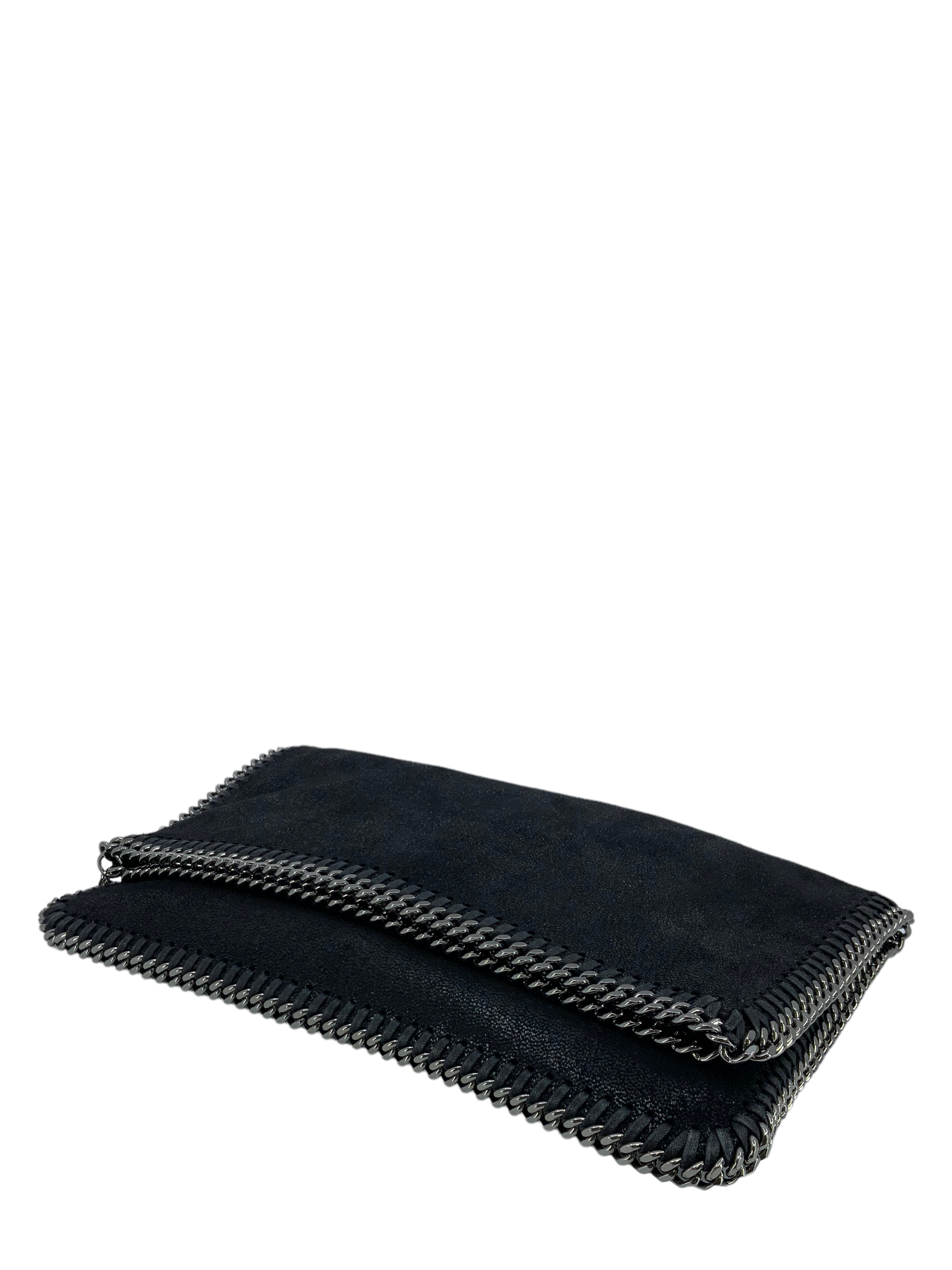 Stella McCartney Falabella Flap Clutch Bag - Vegan Leather Crossbody Purse for Women | Perfect for Evening Parties, Date Nights & Special Occasions