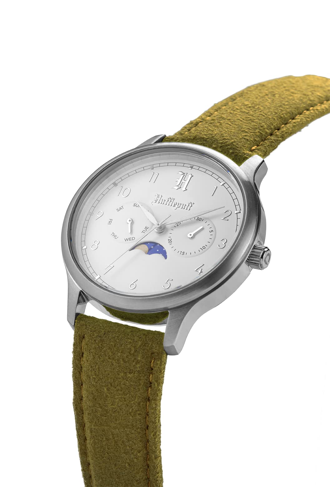 Uncle Jack Harry Potter Limited Edition Watches for Men & Women - Stainless Steel Case & Suede Band | Hogwarts House Collection (Gryffindor, Slytherin, Hufflepuff, Ravenclaw) | Perfect Gift for Potterheads & Collectors | Great for Cosplay, Themed Parties & Everyday Wear