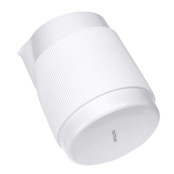 Normcore Handleless Milk Jug - Premium White Ceramic Pitcher for Coffee, Tea & Milk - Perfect for Home, Cafe & Restaurant Use