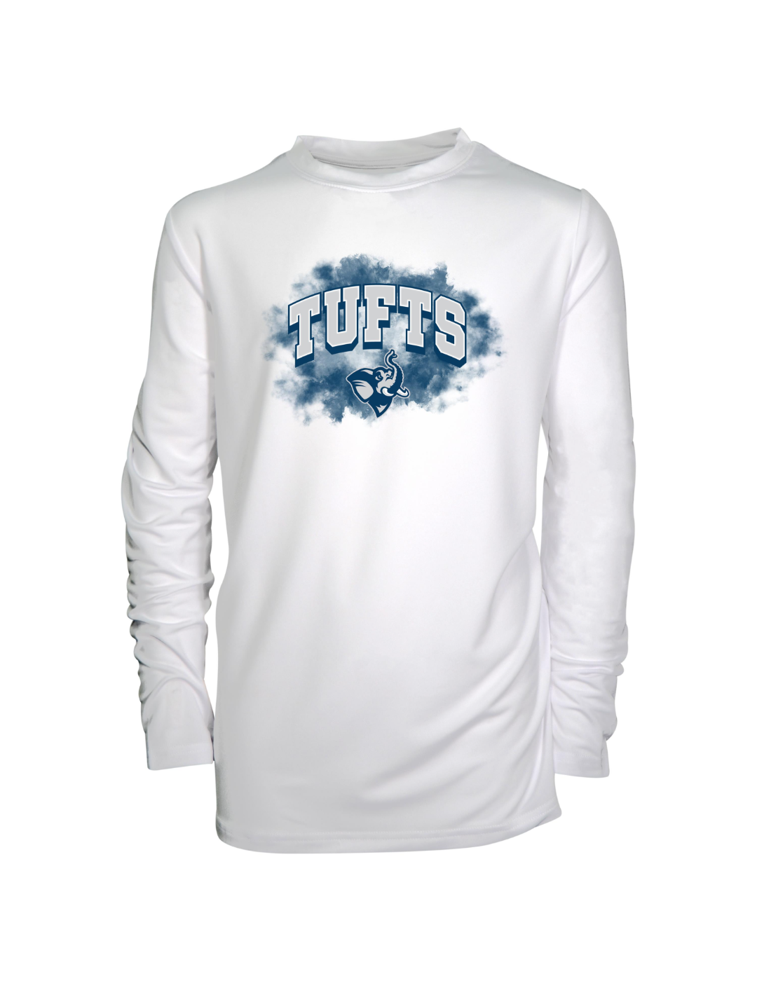 Tufts Jumbos Youth Boys' Long Sleeve T-Shirt - Comfortable Cotton Crewneck Tee for School, Sports & Everyday Wear