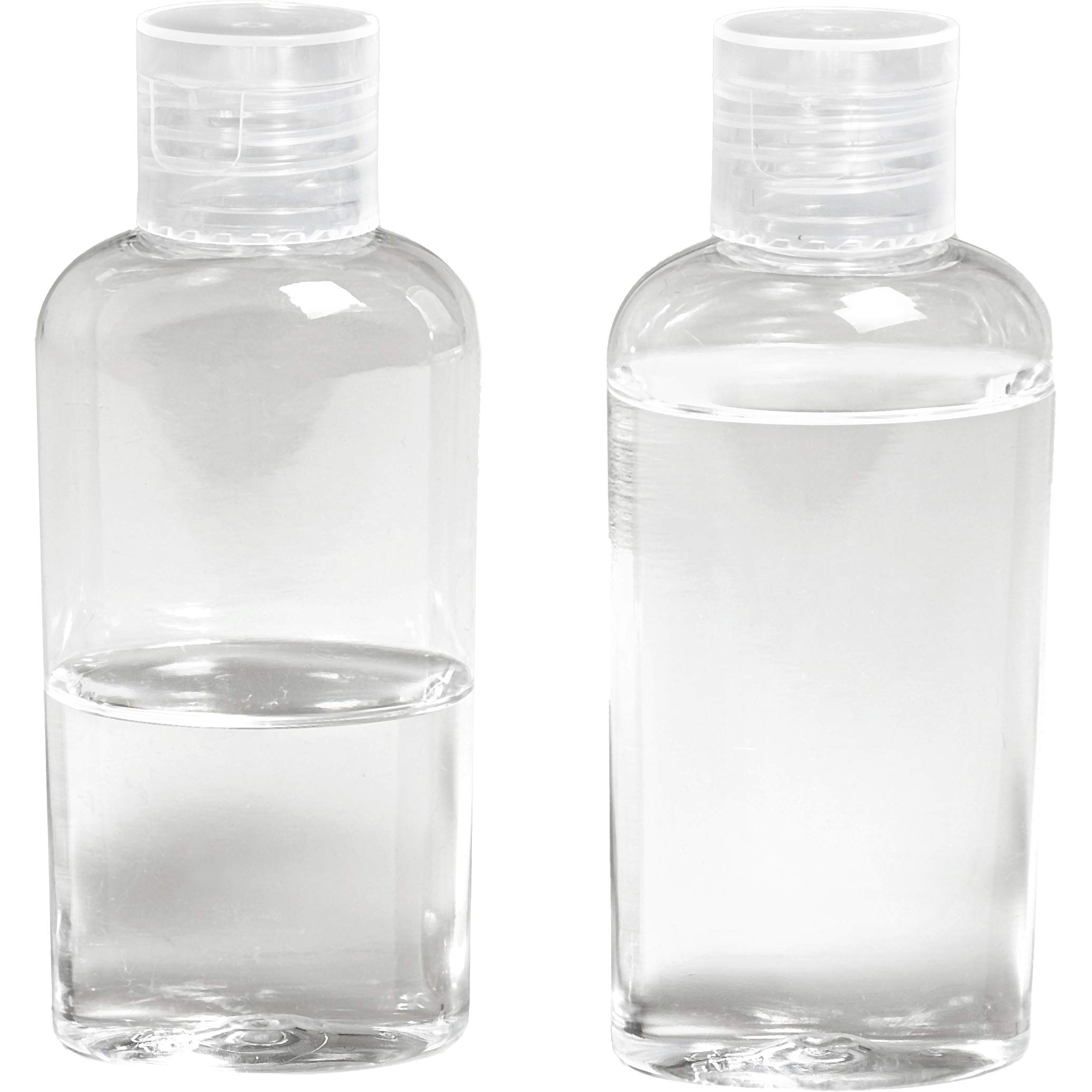 2 oz Plastic Travel Bottles Bulk (250 Count) - Refillable Hand Sanitizer, Shampoo, Lotion & Gel Containers for Travel, Toiletries & Personal Care - Perfect for Airplane Carry-On, Gym Bag & Vacation Essentials
