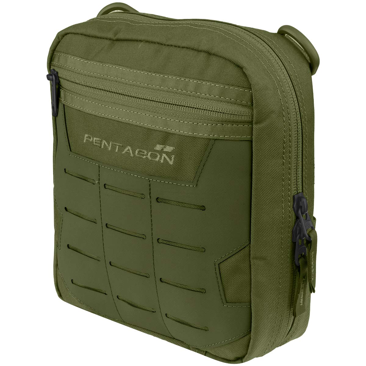 Pentagon EDC 2.0 Tactical Pouch - Olive Green Military Utility Bag for Outdoor Camping, Hiking & Everyday Carry Essentials