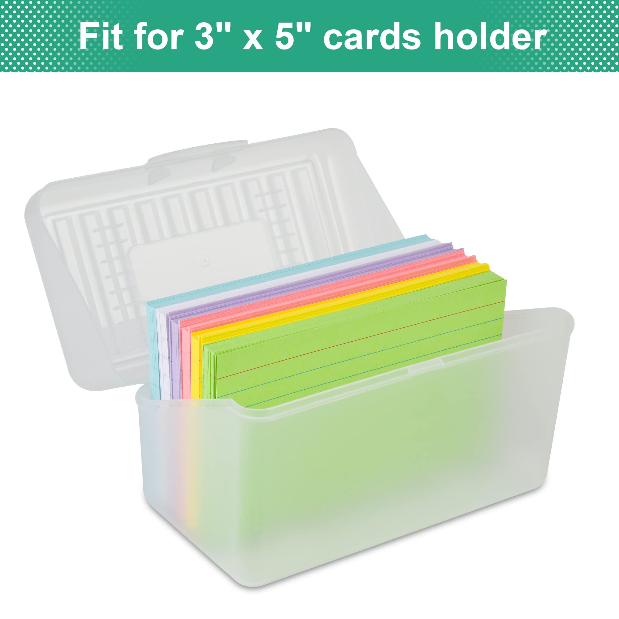 3x5 Index Cards - 210-Piece Ruled Colored Flash Cards for Studying, Note Taking & Organization | Perfect for School, Office & Study Sessions | Durable Note Cards for Students & Professionals