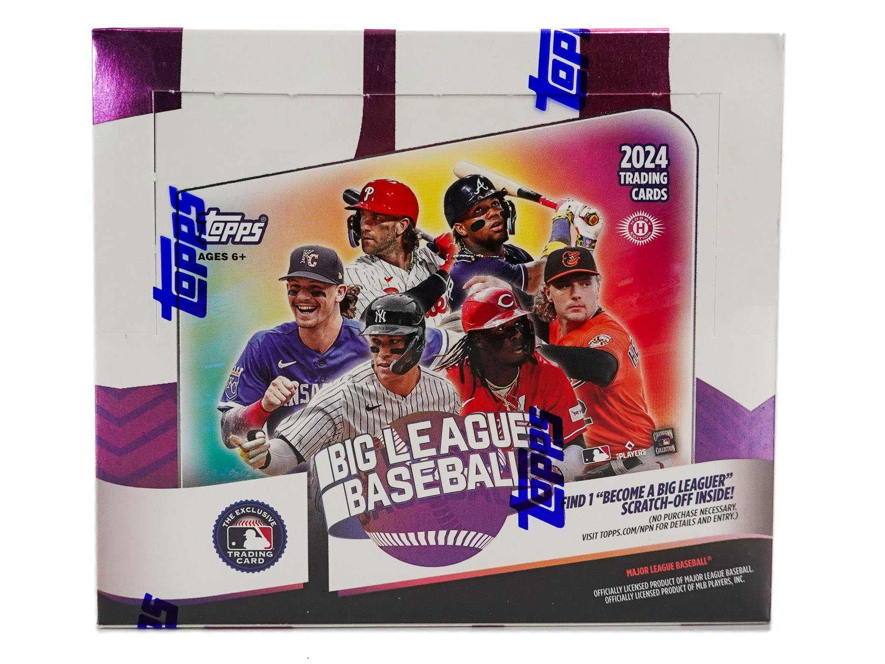 2024 Topps Big League Baseball Hobby Pack - 36 Cards Per Pack, Collectible Trading Cards for Baseball Fans, Perfect for Gifts, Trading & Display