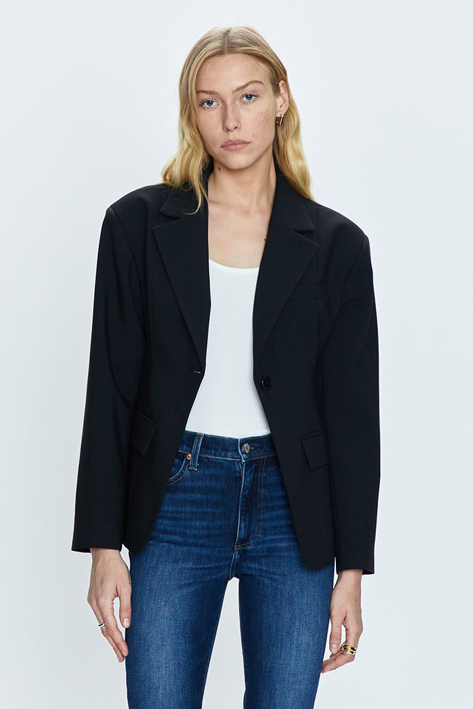 Stylish Stassi Blazer Pistol in Black - Women's Fashion Blazer for Office, Party & Special Occasions