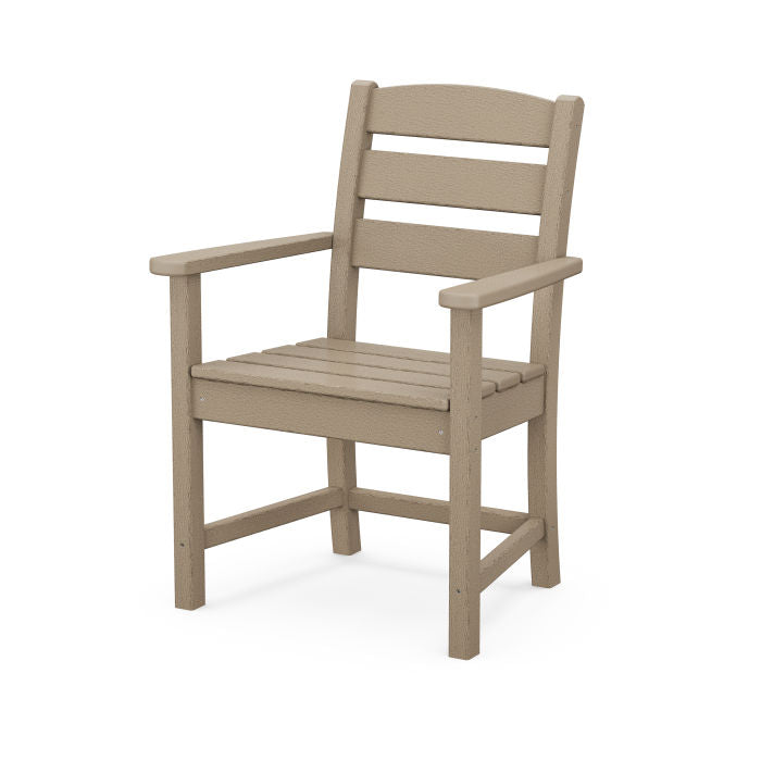 POLYWOOD Lakeside Dining Arm Chair - Weather-Resistant Outdoor Furniture for Patio, Deck & Poolside Use