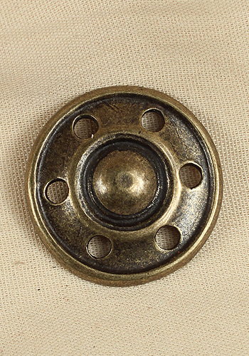 Antique Brass Roman Rivet Plate - Vintage Decorative Metal Accent for Furniture, DIY Crafts, and Home Decor
