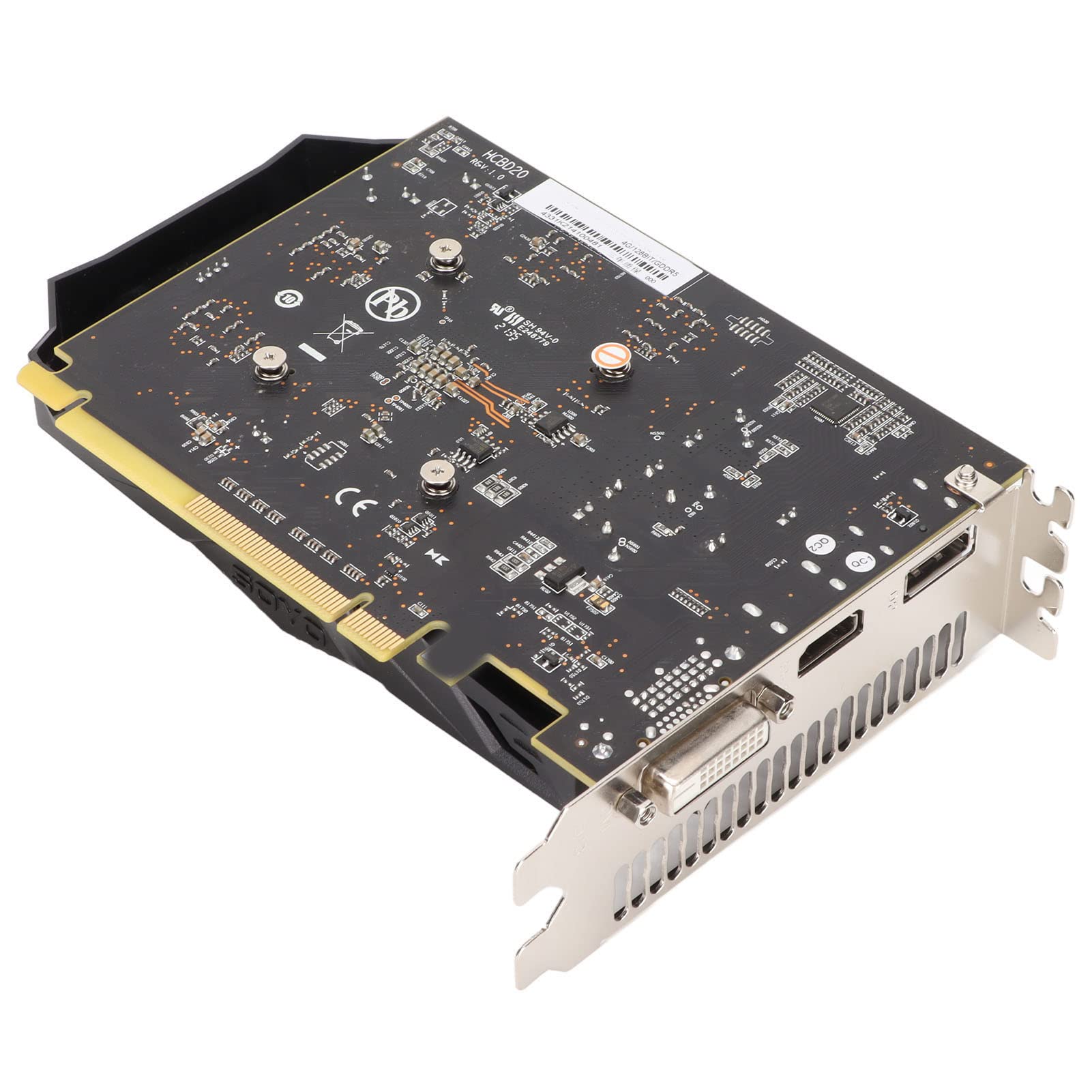 High Performance 4GB GDDR5 128-bit Desktop Graphics Card - Advanced Cooling GPU for Gaming, Video Editing & 3D Rendering