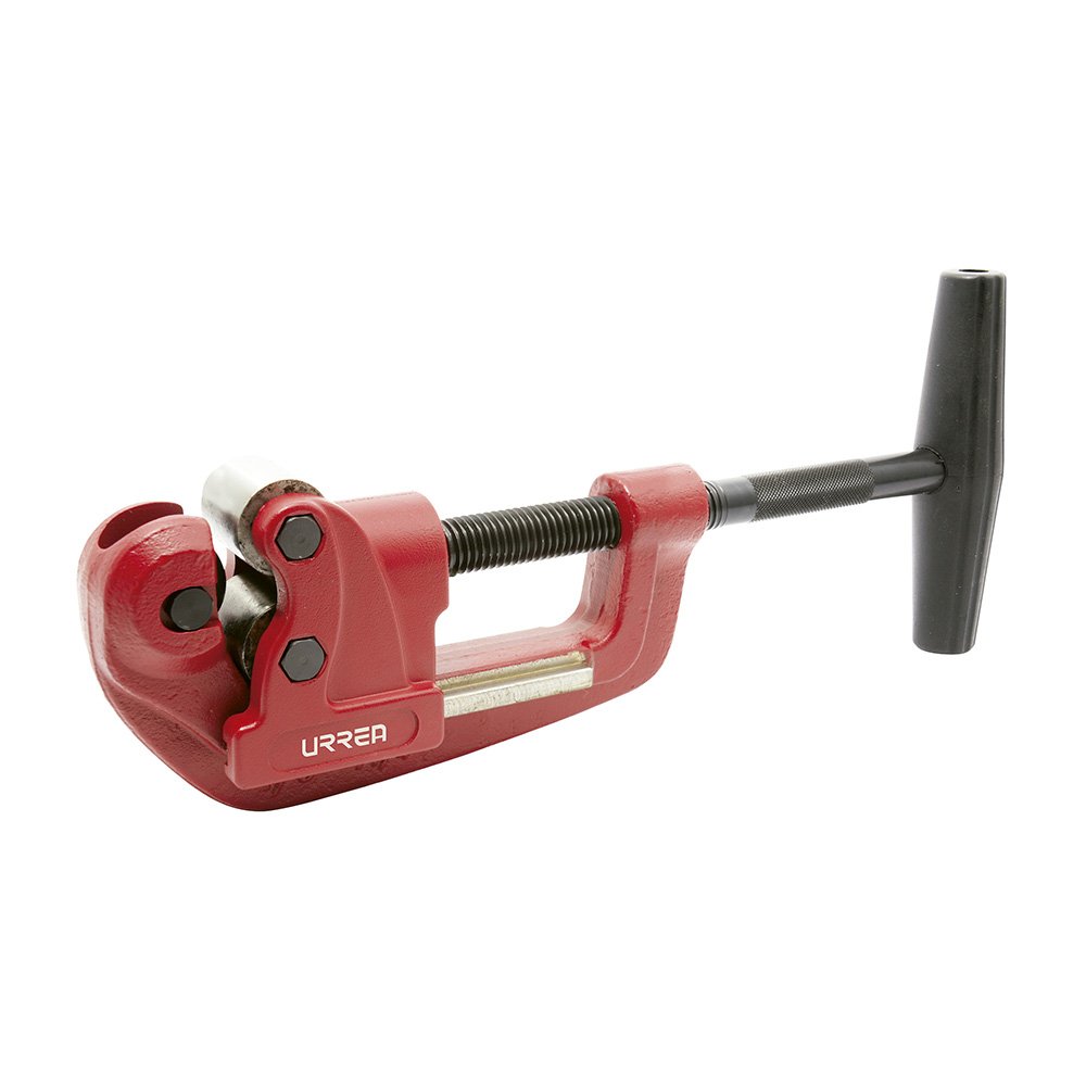URREA 355 Heavy Duty Pipe Cutter for 1/8-Inch to 1-1/8-Inch OD Pipes - Professional Plumbing Tool for Copper, PVC, and Metal Pipes - Perfect for Home Repairs, HVAC, and Construction Projects