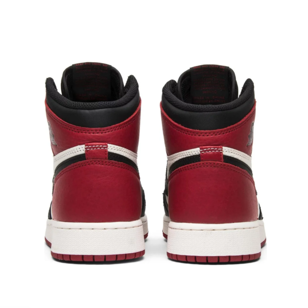 Air Jordan 1 Retro High (GS) Bred Toe - Gym Red, Black & Summit White Basketball Shoes for Kids - Perfect for School, Sports & Streetwear Fashion