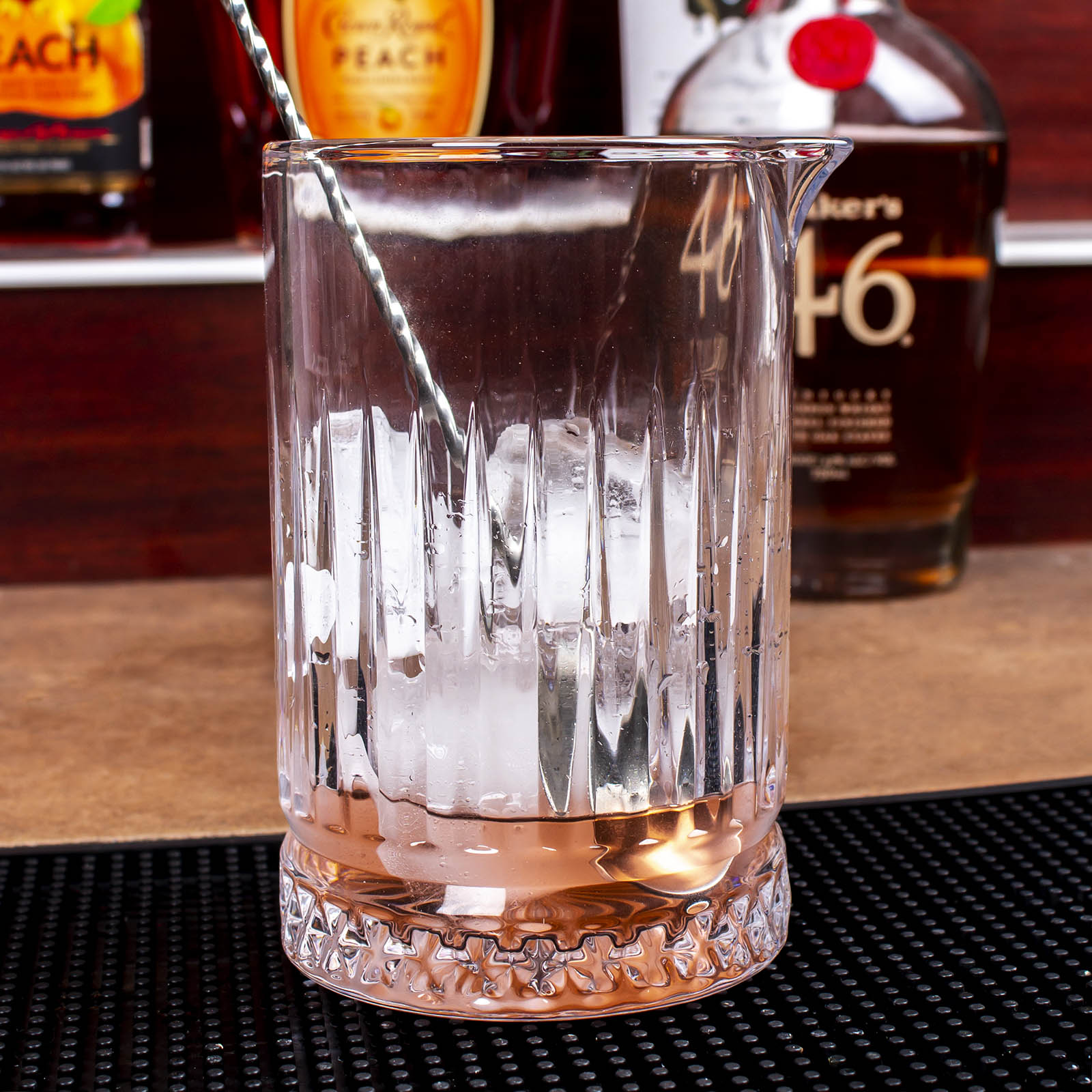 BarConic® Premium Mixing Glass - Vintage Style Cocktail Mixing Glass for Bartenders & Home Bars - Perfect for Crafting Classic Cocktails, Stirring Drinks & Elegant Home Entertaining