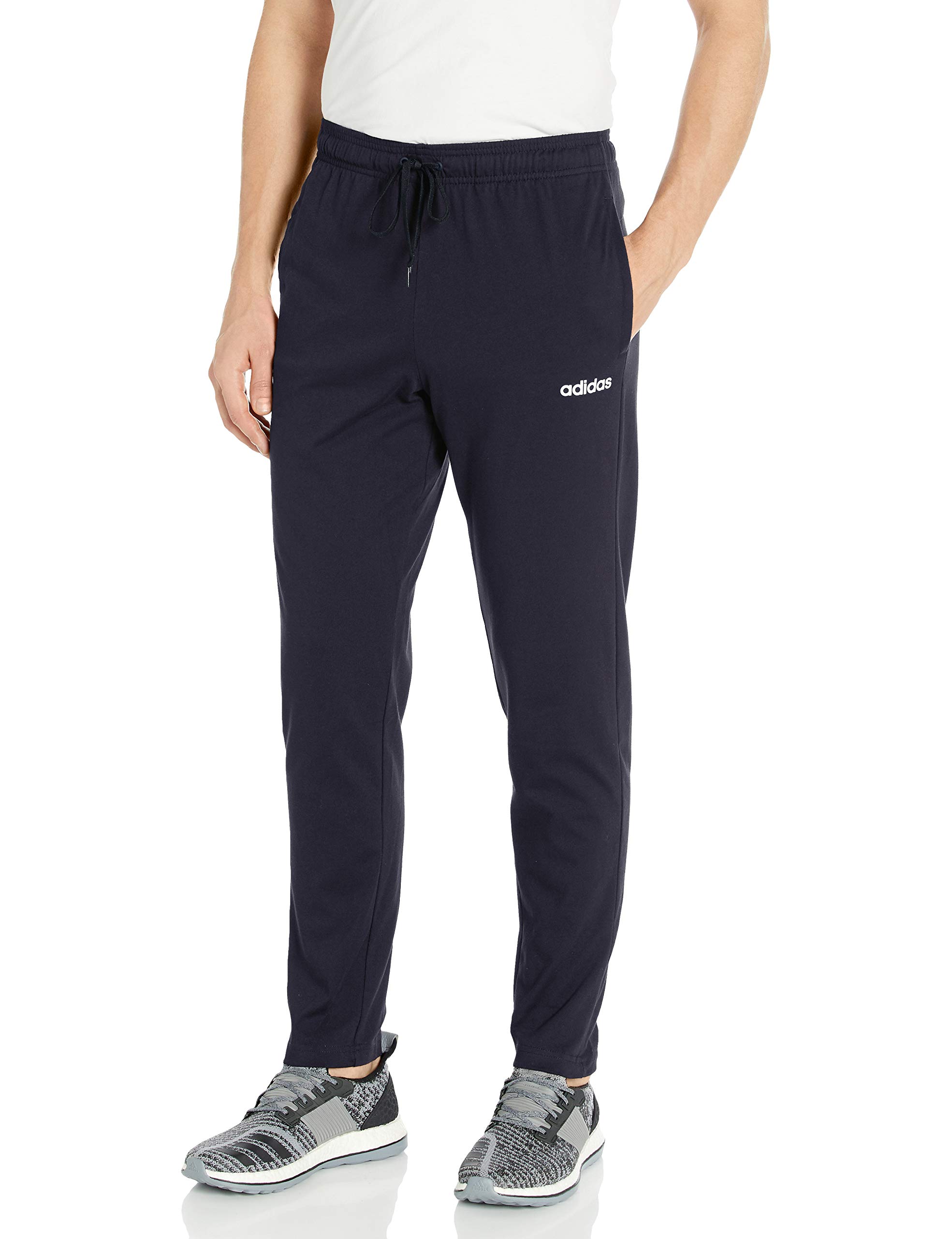 adidas Men's Essentials Plain Tapered Pants - Comfortable Casual Athletic Joggers for Gym, Running & Everyday Wear